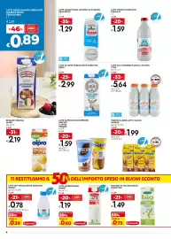 Volantino Bennet Pagina 4: Latte di capra parzialmente scremato Girau €2,99, Latte UHT parzialmente scremato Bennet €0,78