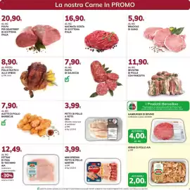 Volantino Basko Pagina 7: Pollo rustico allo spiedo €8,90, Pasta di salsiccia €7,90