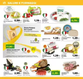 Volantino Oasi Pagina 10: Taleggio Cademartori DOP €1,29, Mozzarella Vallelata €0,79