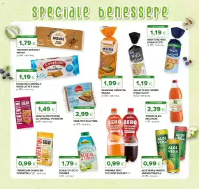 Volantino Oasi Pagina 23: Acqua di cocco Pfanner €1,79, Pfanner Zero Zuccheri Aggiunti €0,99
