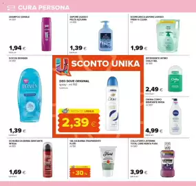Volantino Oasi Pagina 24: Gel da barba trasparente Floïd, Sapone liquido Felce Azzurra classico €1,39