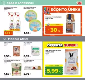 Volantino Oasi Pagina 27: ADOC Day by Day per cani €0,50, Bocconcini in gelée Gourmet Purina Revelations €2,79