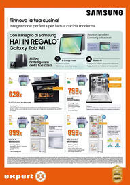Volantino Expert Pagina 4: Forno Serie 4 Dual Cook Flex €629,00, Lavastoviglie Standard Serie 90 €799,00