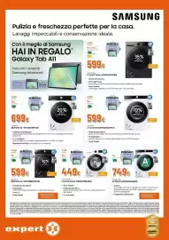 Volantino Expert Pagina 2: Crystal Clean lavasciuga €599,00, Asciugatrice Ai-Control €749,00