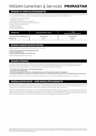 Nissan Flugblatt | Primastar Seite 7