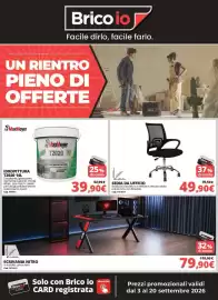 Volantino Brico Io Pagina 1: MaxMeyer IDROPITTURA T2020 €39,90, Scrivania Nitro €79,90
