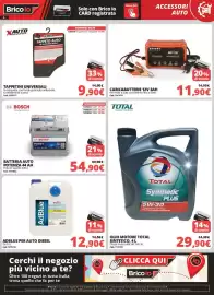 Volantino Brico Io Pagina 9: AdBlue Rhütton €12,90, Bosch batteria auto potenza 44 ah €54,90