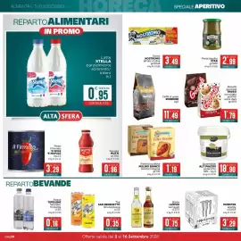 Volantino Altasfera Pagina 10: Spalmabile ALTI PIACERI pistacchio €18,90, Biscotti gocciolè PAVESI €1,79
