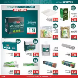 Volantino Altasfera Pagina 14: Spiedini bambù Paperlinen €1,49, Spadine in bamboo €1,49
