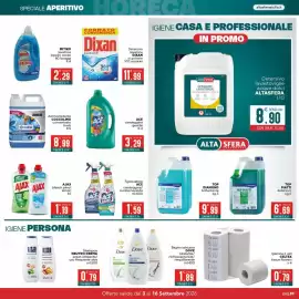 Volantino Altasfera Pagina 15: Ammorbidente Coccolino concentrato fresh €8,99, Ajax bleach pine/lemon €1,19