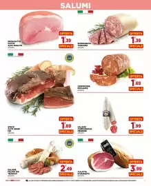 Volantino Gran mercato Pagina 3: Ventricina piccante €1,69, Salame Campagnolo Negroni €1,99