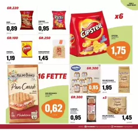 Volantino Emporio Amato Pagina 7: Eurocompany arachidi salate €1,45, L'Agnes Hamburger con semi di sesamo €0,95