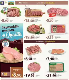 Volantino Supermercati Bruscoli Pagina 4: Filetto alle erbe nostra preparazione €15,50, Costine di suino €6,90
