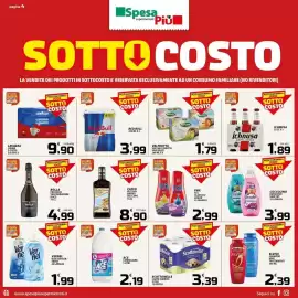 Volantino SpesaPiù Supermercati Pagina 4: Red Bull Energy Drink €3,99, Valfrutta succhi di frutta vari gusti €1,79