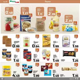 Volantino SpesaPiù Supermercati Pagina 9: Calvé maionese €1,49, Roberto hamburger Gourmet €1,25