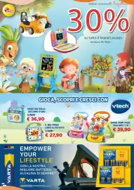 Volantino B di Bimbi Pagina 11: Super primi passi parlante 2 in 1 €39,90, Music'kid dello Zecchino d'Oro €36,90
