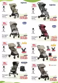 Volantino B di Bimbi Pagina 18: Chicco Passeggino Aero-We €199,00, Joie Passeggino Pact Pro €159,00