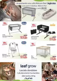 Volantino B di Bimbi Pagina 23: Box Jubox Foppapedretti €89,90, Culla Next2Me Magic Evo chicco €199,00