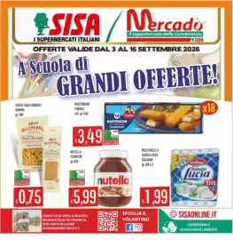 Volantino Mercadò Pagina 1: Mozzarella Santa Lucia Galbani €1,99, Pasta vari formati Rummo €0,75