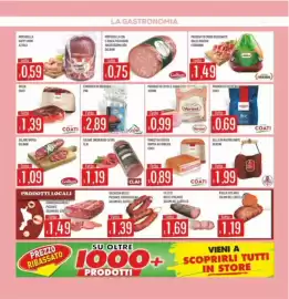 Volantino Mercadò Pagina 5: Presciutto cotto Blu Coati €0,69, Pancetta stufata doppia affumicata Coati €0,89