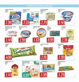 Volantino Mercadò Pagina 8: Mozzarella Accadi €2,59, Burrro latte finna €0,99