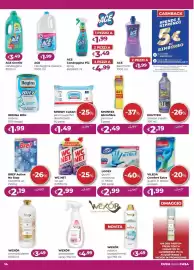 Volantino La Saponeria Pagina 14: ACE Candeggina Più spray €4,99, Ace pavimenti €1,99