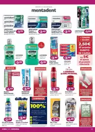 Volantino La Saponeria Pagina 7: Listerine collutorio €5,99, Mentadent Protect + / White Now dentifricio €2,49
