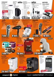 Expert akciós újság Oldal 5: Philips automata kávéfőző €99.999,00, Krups kapszulás kávéfőző €29.999,00