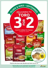 Joker kundeavis Side 12: Nystekte Rundstykker €15,00, Toro alle produkter