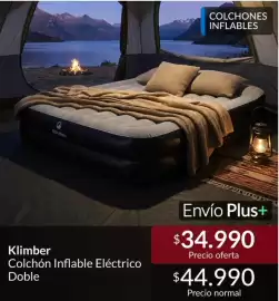 Catálogo Constructor Sodimac Página 15: Klimber - colchón inflable eléctrico €34.990,00