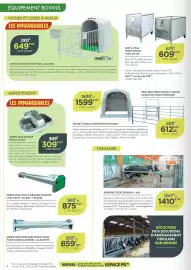 Catalogue Point Vert page 2: NICHE À VEAUX COLLECTIVE SANS PARC €1.599,00, LA BUVETTE ABREUVOIR INOX À GRANDE VIDANGE €875,00