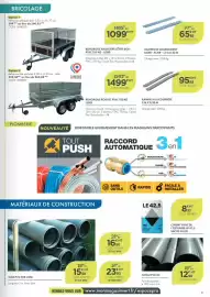 Catalogue Point Vert page 9: TUBE PVC CR8 LISSE €15,50, RAMPES ALU COURBÉES €95,00