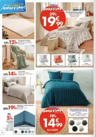 Catalogue La Foir'Fouille page 10: KALIA DESSUS LIT €19,99, PLAID SOANA €14,99