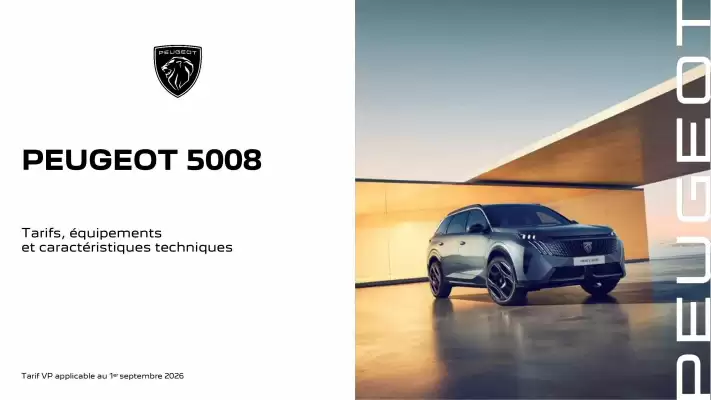 Peugeot (valable jusqu'au 30-09)