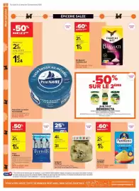 Catalogue Carrefour Contact page 12: FLORELLI Coeurs d'artichauts grillés €3,11, FERRERO Couscous €3,85