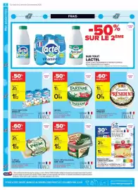 Catalogue Carrefour Contact page 6: TARTARE Ail & Fines Herbes €0,99, Bridélice Crème Légère Fluide €1,32