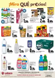 Folleto UDACO Página 2: Nescafé Dolce Gusto café espresso intenso o con leche €2,48, Font Vella agua mineral €0,69