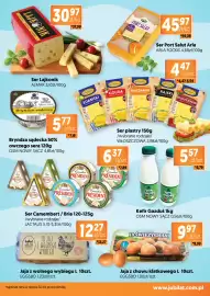 Jubilat gazetka Strona 3: Bryndza sądecka 50% owczego sera €5,77, Kefir Gazduś OSM €5,57