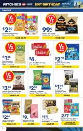 Ritchies catalogue week 36 Page 6: Haribo Confectionery Varieties €2,50, Cheezels or Chickadees Varieties €2,50