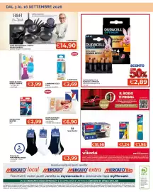 Volantino Mercatò Local Pagina 36: Duracell Optimum €2,89, Loctite Super Attak €2,99