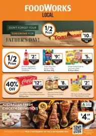 Foodworks catalogue week 36 Page 1: Streets Golden Gaytime Ice Cream 4 Pack €5,00, Patties Party Pack €9,45