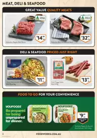 Foodworks catalogue week 36 Page 8: Australian Beef Porterhouse Steak €32,99, Australian Regular Beef Mince €14,99
