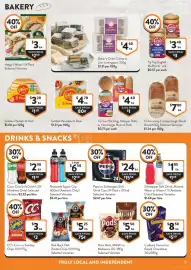Foodworks catalogue week 36 Page 9: Red Rock Deli Potato Chips €5,25, Coca-Cola Soft Drink 1.25L €2,90