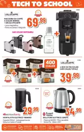 Volantino Expert Di Lella Pagina 18: Russell Hobbs bollitore elettrico €34,99, Montalatte elettrico Melchionifamily €29,99