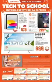 Volantino Expert Di Lella Pagina 27: Samsung TV LED 85" 4K €699,00, IPad 11" €579,00
