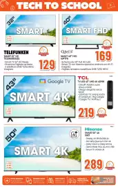 Volantino Expert Di Lella Pagina 8: TCL TV LED 43" UHD 4K 43P69 €219,00, Q.Bell SMART 40" FHD €169,00