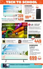 Volantino Expert Di Lella Pagina 9: Hisense SMART 4K A69 €329,00, LG SMART 4K 65" €449,00
