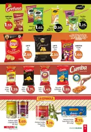 Folleto Spar Tenerife Página 16: Lay's Gourmet Original €2,30, Cumbi Conos €1,45