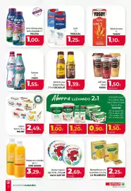 Folleto Spar Tenerife Página 5: Pascual leche entera €1,25, Puleva leche s/lactosa entera, semi o desnatada €1,00