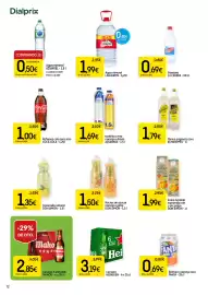 Folleto Dialprix Página 12: Agua mineral LANJARON €1,99, Coca Cola refresco cola zero zero €1,00